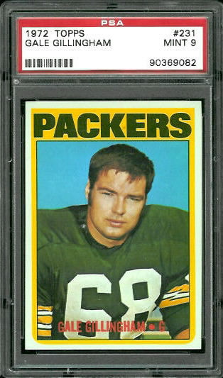 Gale Gillingham - 1972 Topps #231 - PSA 9