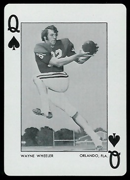 Wayne Wheeler - 1973 Alabama Playing Cards #12S - nm+