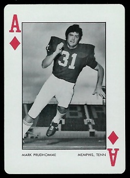 Mark Prudhomme - 1973 Alabama Playing Cards #1D - nm