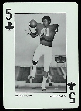 1973 Alabama Playing Cards #5C - George Pugh - nm+