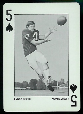 1973 Alabama Playing Cards #5S - Randy Moore - nm