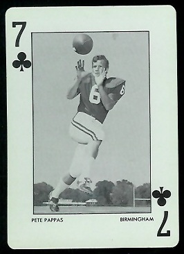 Pete Pappas - 1973 Alabama Playing Cards #7C - nm+
