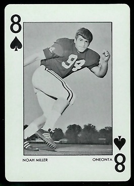 Noah Miller - 1973 Alabama Playing Cards #8S - nm+