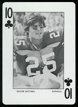 1973 Auburn Playing Cards #10C - Roger Mitchell - mint