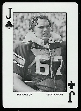 Bob Farrior - 1973 Auburn Playing Cards #11C - mint