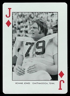 Ronnie Jones - 1973 Auburn Playing Cards #11D - mint