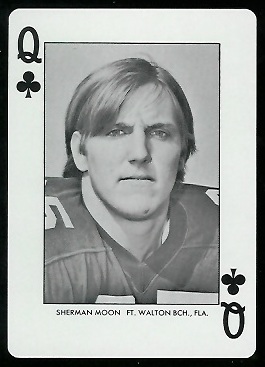Sherman Moon - 1973 Auburn Playing Cards #12C - mint