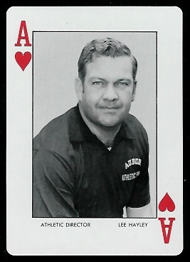 Lee Hayley - 1973 Auburn Playing Cards #1H - mint