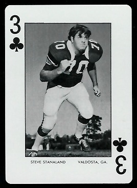 Steve Stanaland - 1973 Auburn Playing Cards #3C - mint