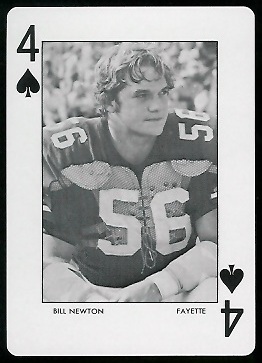 1973 Auburn Playing Cards #4S - Bill Newton - mint