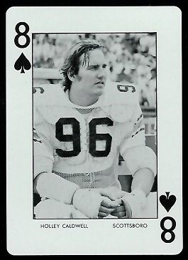 Holley Caldwell - 1973 Auburn Playing Cards #8S - mint