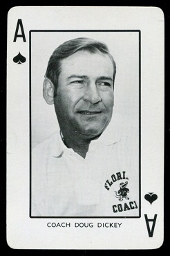 1973 Florida Playing Cards #1S - Doug Dickey - nm