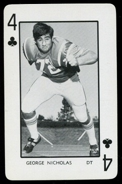 1973 Florida Playing Cards #4C - George Nicholas - nm