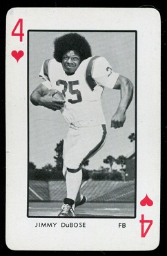 1973 Florida Playing Cards #4H - Jimmy DuBose - nm