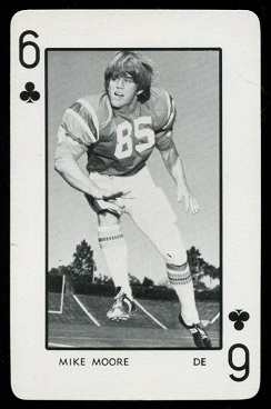 1973 Florida Playing Cards #6C - Mike Moore - nm