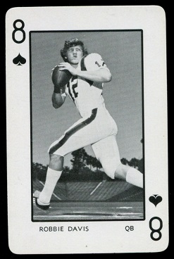 1973 Florida Playing Cards #8S - Robbie Davis - nm-mt