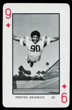 1973 Florida Playing Cards #9D - Preston Kendrick - nm-mt