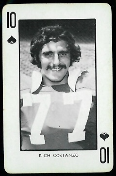 1973 Nebraska Playing Cards #10S - Rich Costanzo - nm