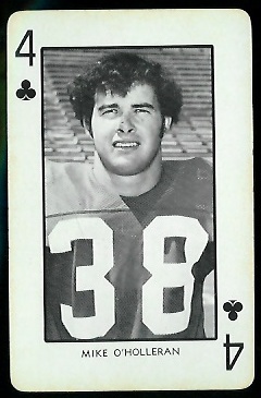 Mike O'Holleran - 1973 Nebraska Playing Cards #4C - nm