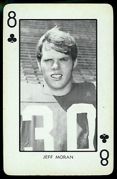 Jeff Moran - 1973 Nebraska Playing Cards #8C - exmt