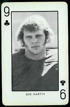 Bob Martin - 1973 Nebraska Playing Cards #9C - nm