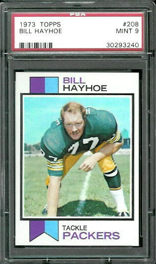 Bill Hayhoe - 1973 Topps #208 - PSA 9