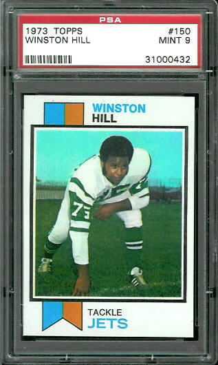 1973 Topps #150 - Winston Hill - PSA 9