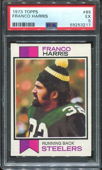 1973 Topps #89 - Franco Harris - PSA 5