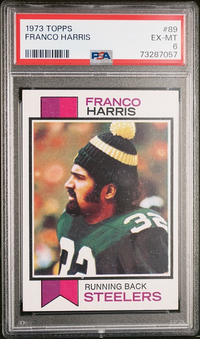 1973 Topps #89 - Franco Harris - PSA 6