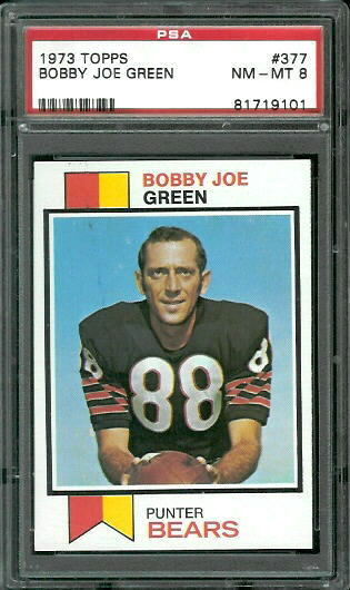 Bobby Joe Green - 1973 Topps #377 - PSA 8