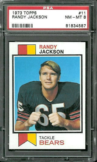 Randy Jackson - 1973 Topps #11 - PSA 8