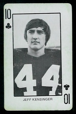 1974 Colorado Playing Cards #10C - Jeff Kensinger - vg