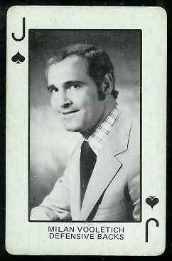 1974 Colorado Playing Cards #11S - Milan Vooletich - ex