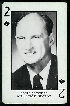1974 Colorado Playing Cards #2S - Eddie Crowder - ex