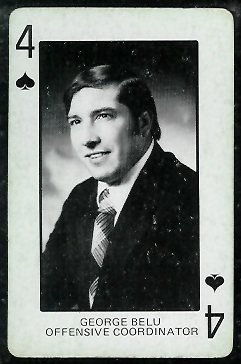 George Belu - 1974 Colorado Playing Cards #4S - ex