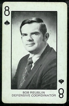 1974 Colorado Playing Cards #8S - Bob Reublin - ex