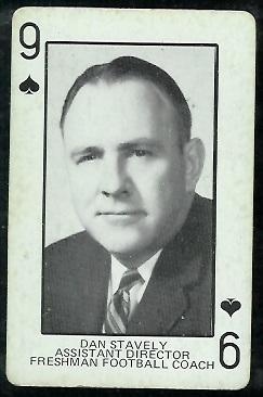 1974 Colorado Playing Cards #9S - Dan Stavely - ex