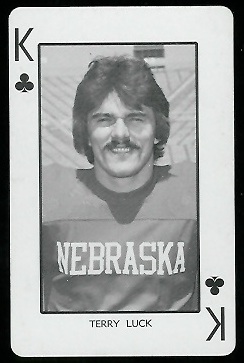 Terry Luck - 1974 Nebraska Playing Cards #13 C - nm