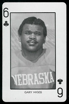 Gary Higgs - 1974 Nebraska Playing Cards #6C - nm