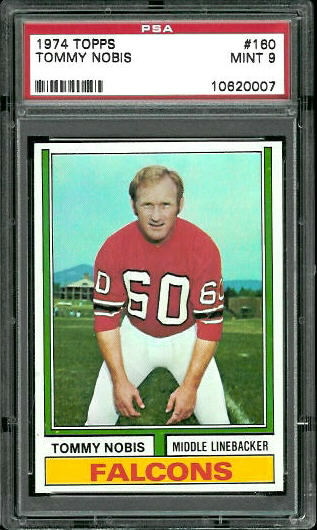 1974 Topps #160 - Nobis - PSA 9