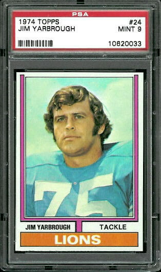 1974 Topps #24 - Yarbrough - PSA 9