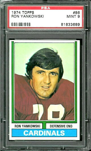 1974 Topps #86 - Ron Yankowski - PSA 9