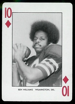 Ben Williams - 1974 West Virginia Playing Cards #10D - nm+