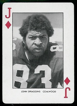 1974 West Virginia Playing Cards #11D - John Spraggins - nm