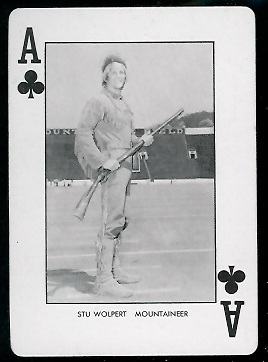 Stu Wolpert - 1974 West Virginia Playing Cards #1C - nm+