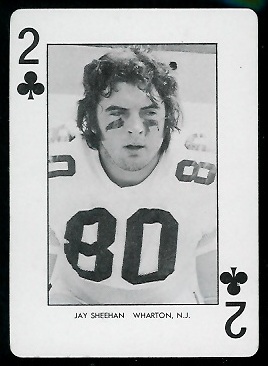 1974 West Virginia Playing Cards #2C - Jay Sheehan - nm