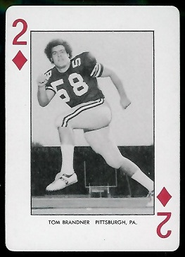 1974 West Virginia Playing Cards #2D - Tom Brandner - nm+