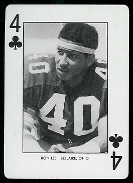 Ron Lee - 1974 West Virginia Playing Cards #4C - nm