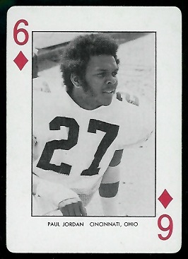 Paul Jordan - 1974 West Virginia Playing Cards #6D - nm+