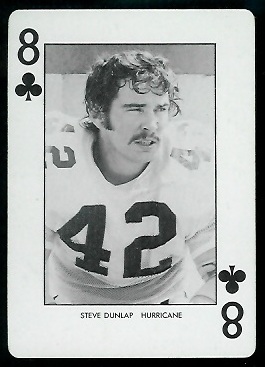 Steve Dunlap - 1974 West Virginia Playing Cards #8C - nm+